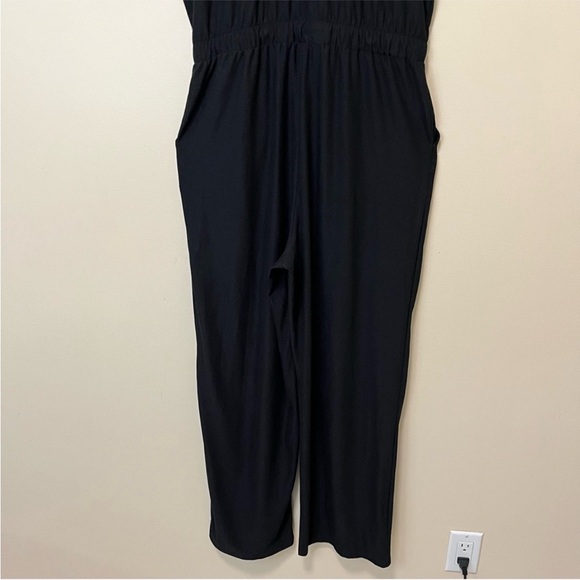 Sansara Black Soft Stretch Knit Jumpsuit - Picture 8 of 14